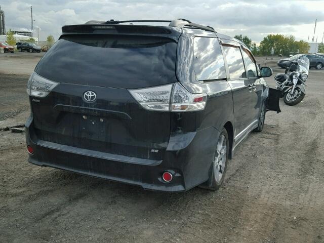 5TDXK3DC6BS078104 - 2011 TOYOTA SIENNA BLACK photo 4