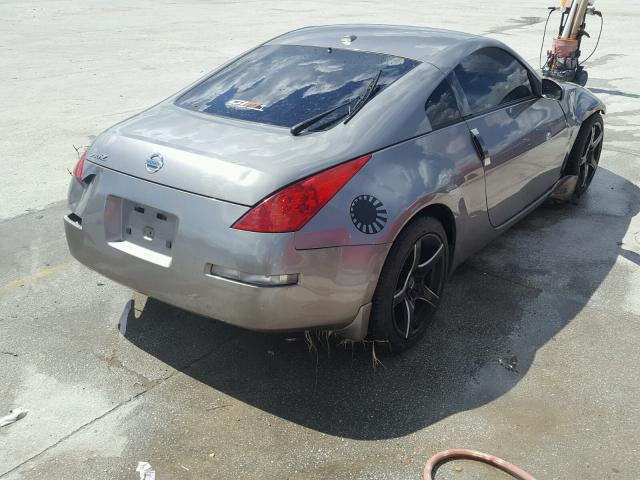 JN1BZ34E27M552658 - 2007 NISSAN 350Z COUPE GRAY photo 4