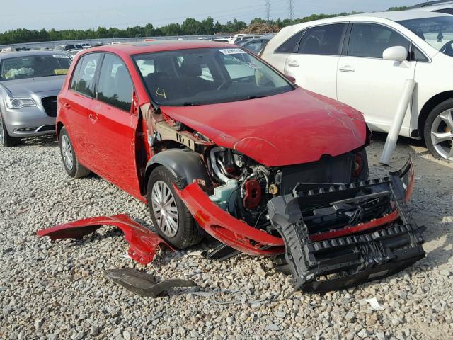 WVWDA7AJ8AW341496 - 2010 VOLKSWAGEN GOLF RED photo 1