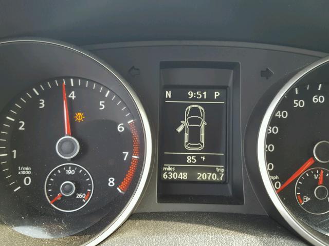 WVWDA7AJ8AW341496 - 2010 VOLKSWAGEN GOLF RED photo 8