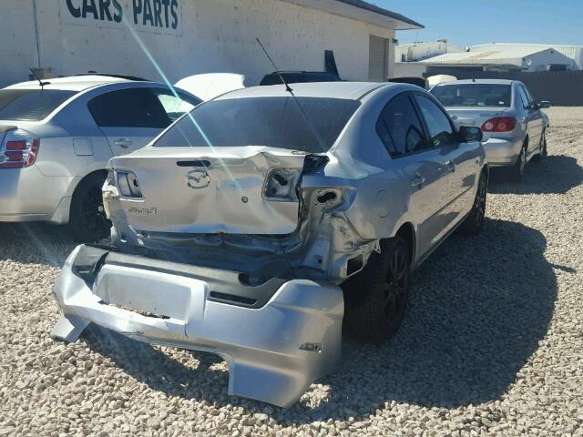 JM1BK32F181810362 - 2008 MAZDA 3 I SILVER photo 4