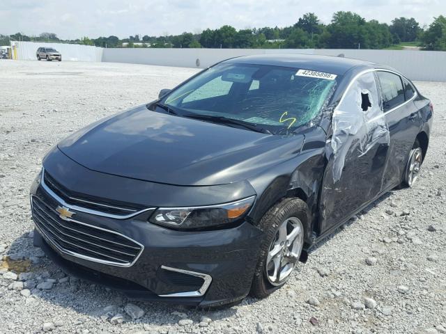 1G1ZB5ST9JF220427 - 2018 CHEVROLET MALIBU LS 灰色 照片 2