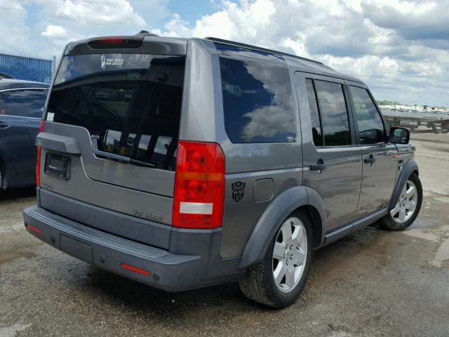 SALAG25447A427279 - 2007 LAND ROVER LR3 HSE GRAY photo 4