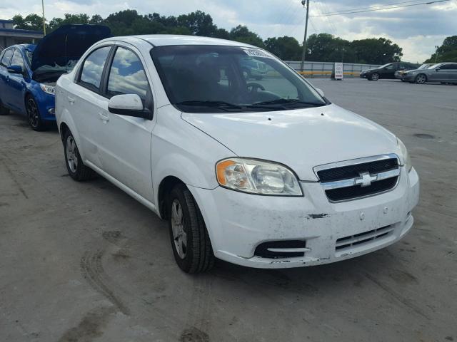 KL1TD5DE0BB164920 - 2011 CHEVROLET AVEO LS WHITE photo 1
