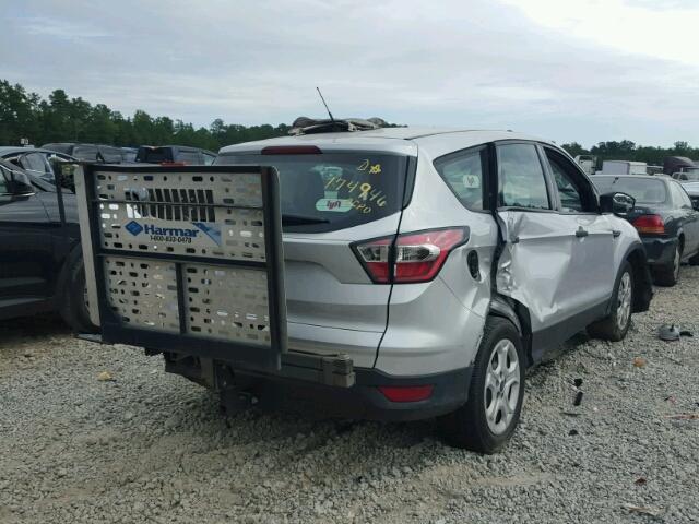 1FMCU0F72HUB72746 - 2017 FORD ESCAPE S SILVER photo 4