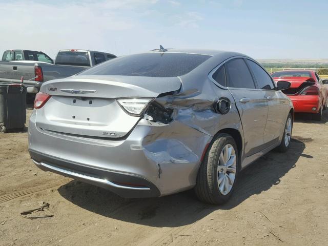 1C3CCCCB3FN586082 - 2015 CHRYSLER 200 C SILVER photo 4