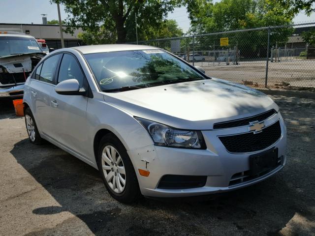 1G1PF5S93B7213162 - 2011 CHEVROLET CRUZE LT SILVER photo 1