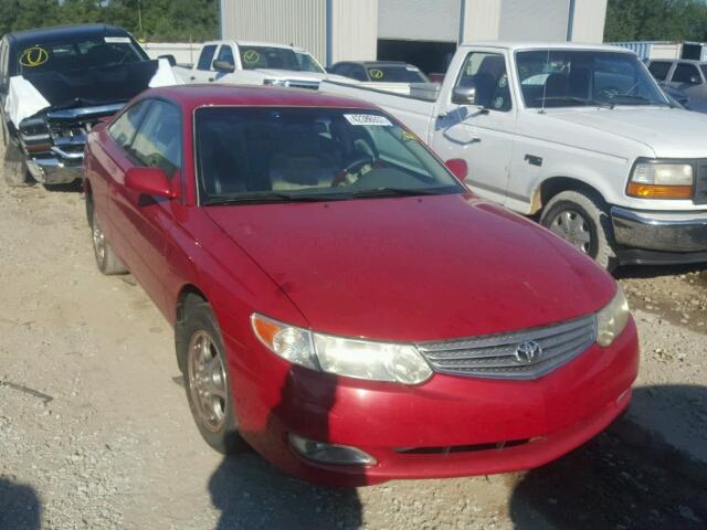 2T1CE22PX2C007521 - 2002 TOYOTA CAMRY SOLA RED photo 1