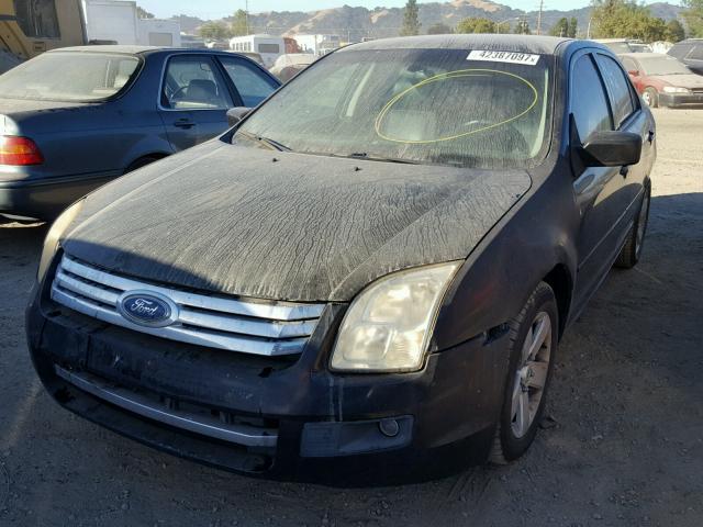 3FAFP07186R238469 - 2006 FORD FUSION SE BLACK photo 2