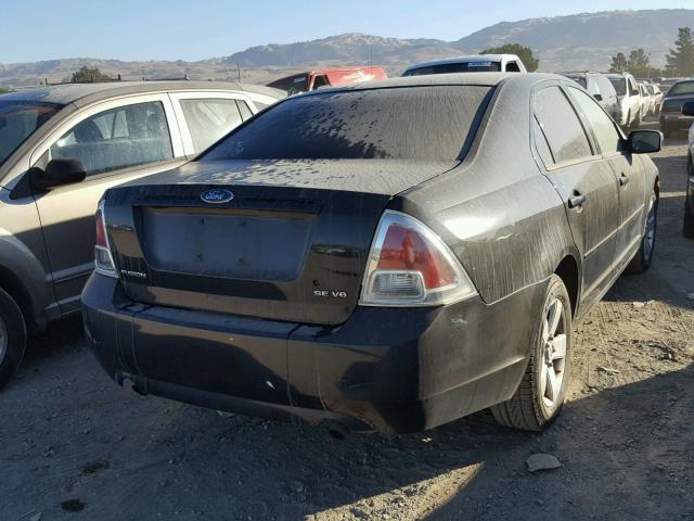 3FAFP07186R238469 - 2006 FORD FUSION SE BLACK photo 4