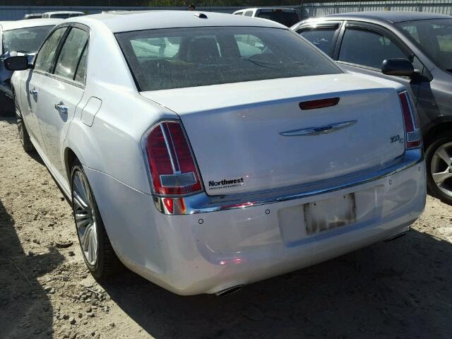 2C3CCAET7EH278382 - 2014 CHRYSLER 300C WHITE photo 3