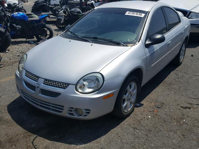 1B3ES56C95D249624 - 2005 DODGE NEON SXT WHITE photo 2