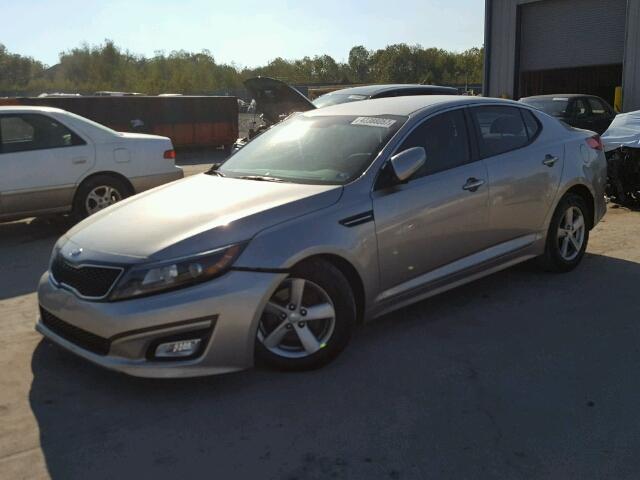 5XXGM4A77FG358614 - 2015 KIA OPTIMA LX SILVER photo 2