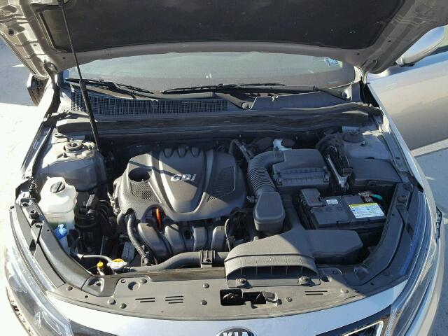 5XXGM4A77FG358614 - 2015 KIA OPTIMA LX SILVER photo 7