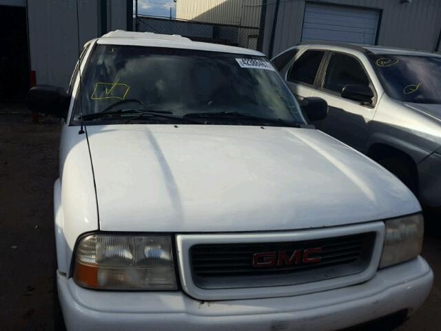 1GTDT19W2Y8273847 - 2000 GMC SONOMA WHITE photo 9