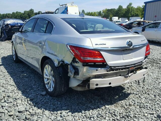 1G4GB5G3XFF280632 - 2015 BUICK LACROSSE SILVER photo 3