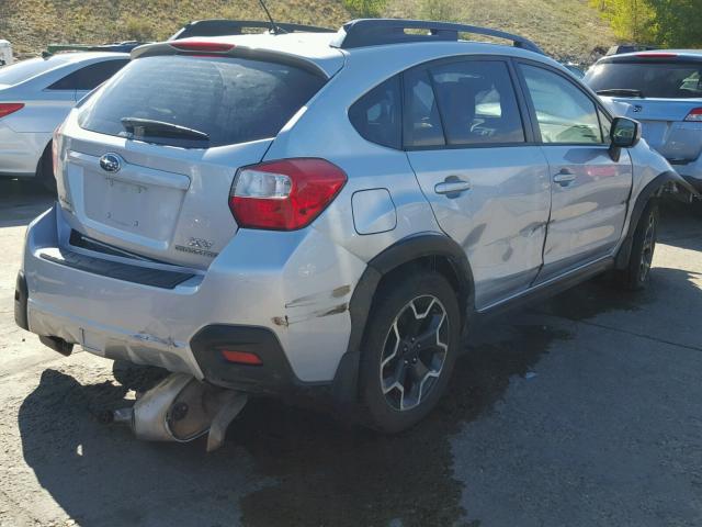 JF2GPAVC8EH335391 - 2014 SUBARU XV CROSSTR SILVER photo 4