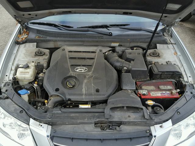 5NPEU46F79H552656 - 2009 HYUNDAI SONATA GRAY photo 7