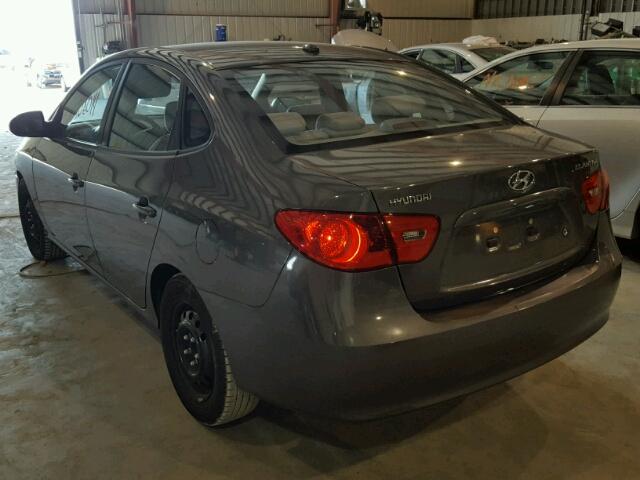 KMHDU46D89U606901 - 2009 HYUNDAI ELANTRA GL GRAY photo 3