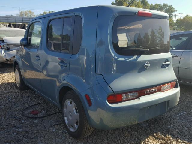 JN8AZ2KR5AT158629 - 2010 NISSAN CUBE TEAL photo 3