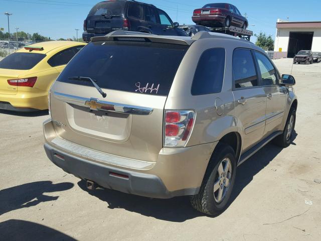 2CNDL63F866093891 - 2006 CHEVROLET EQUINOX GOLD photo 4