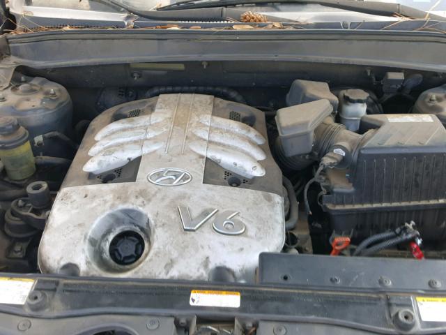 5NMSH13EX7H030468 - 2007 HYUNDAI SANTA FE S BLUE photo 7