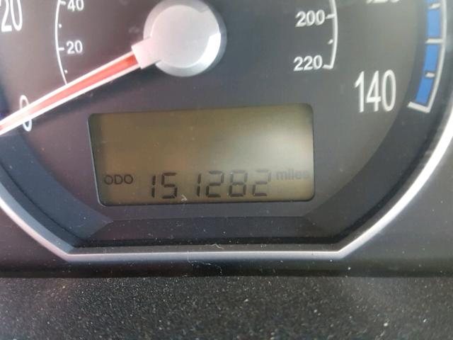 5NMSH13EX7H030468 - 2007 HYUNDAI SANTA FE S BLUE photo 8