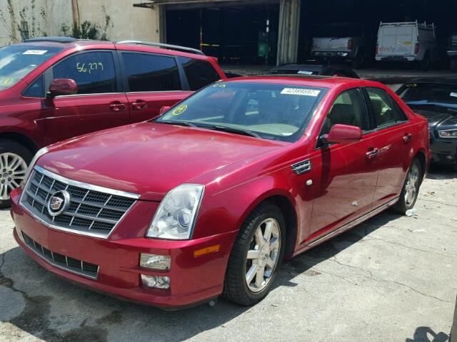 1G6DW6ED5B0133826 - 2011 CADILLAC STS BURGUNDY photo 2