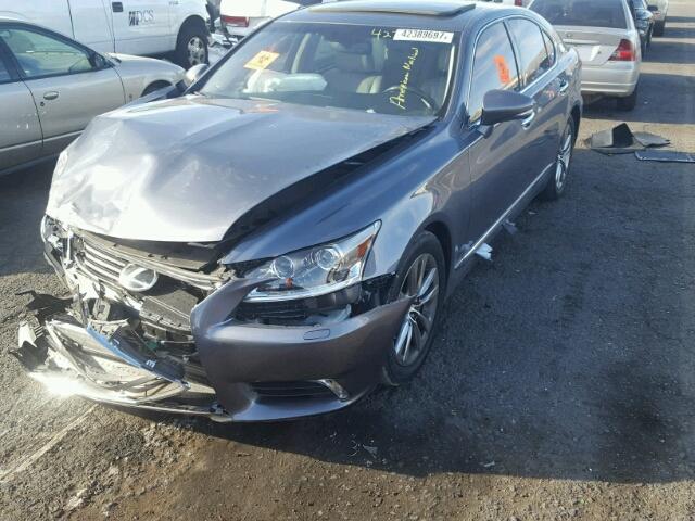 JTHBL5EF8F5135117 - 2015 LEXUS LS 460 GRAY photo 2