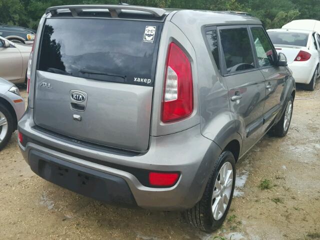 KNDJT2A6XC7393981 - 2012 KIA SOUL + GRAY photo 4