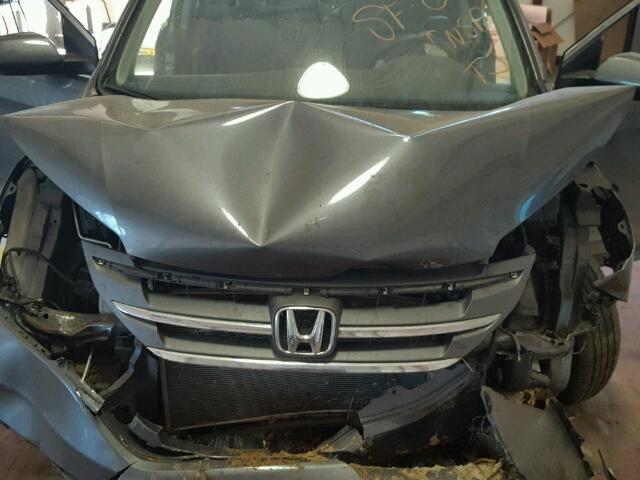 2HKRM4H50DH682521 - 2013 HONDA CR-V EX GRAY photo 7