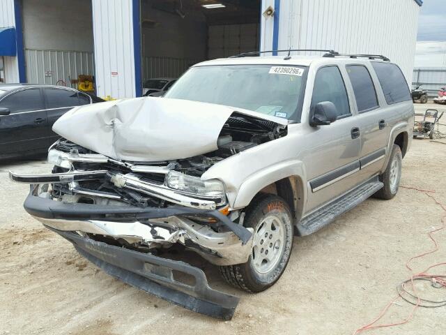 3GNEC16Z05G100456 - 2005 CHEVROLET SUBURBAN C SILVER photo 2