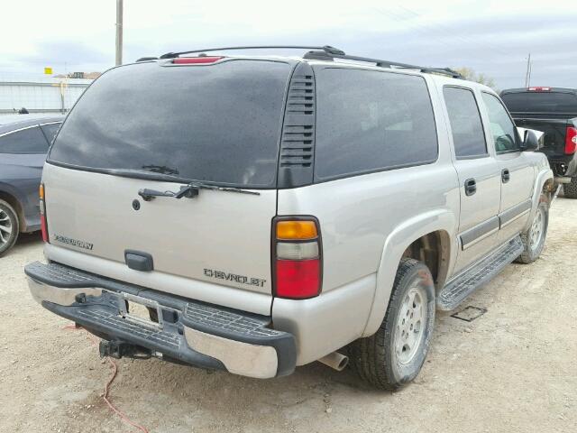 3GNEC16Z05G100456 - 2005 CHEVROLET SUBURBAN C SILVER photo 4