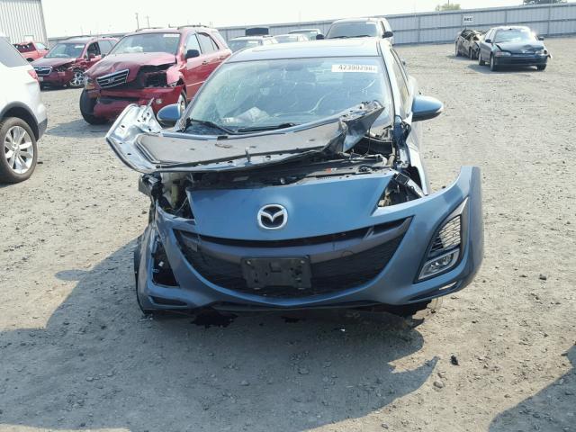 JM1BL1S65A1197671 - 2010 MAZDA 3 S BLUE photo 9