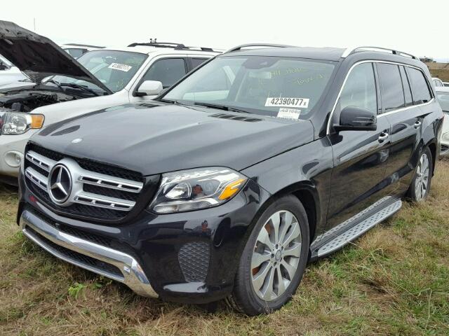 4JGDF6EE8HA829603 - 2017 MERCEDES-BENZ GLS 450 4M BLACK photo 2