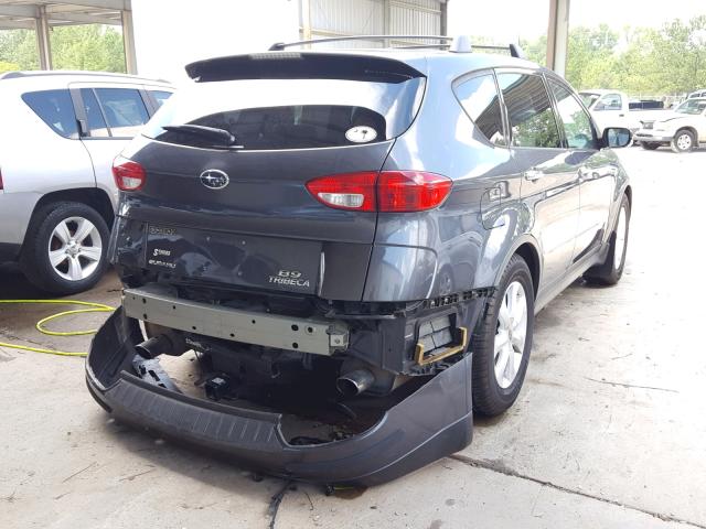 4S4WX82D774410930 - 2007 SUBARU B9 TRIBECA GRAY photo 4