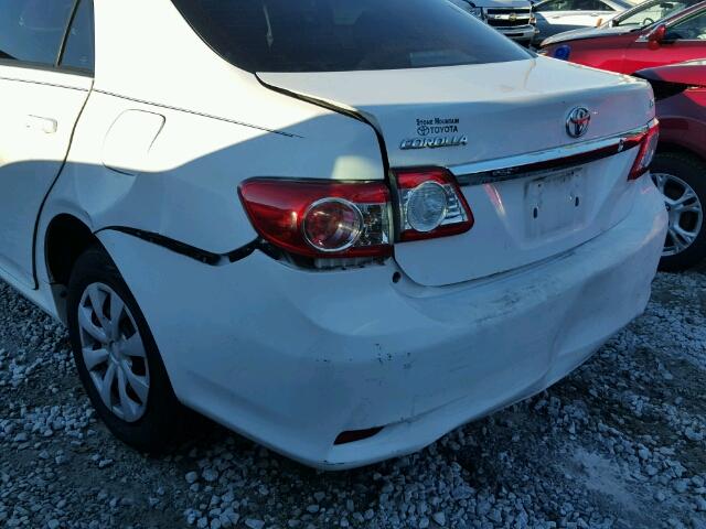 2T1BU4EE2BC566775 - 2011 TOYOTA COROLLA BA WHITE photo 10