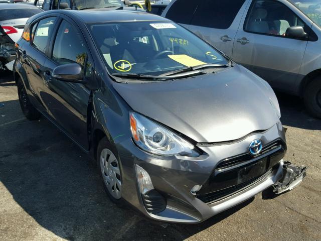 JTDKDTB3XG1131396 - 2016 TOYOTA PRIUS C GRAY photo 1