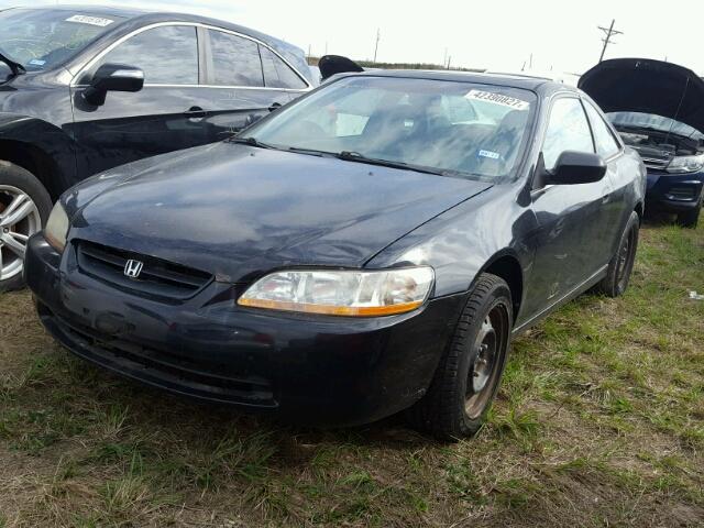 1HGCG22541A029947 - 2001 HONDA ACCORD BLACK photo 2