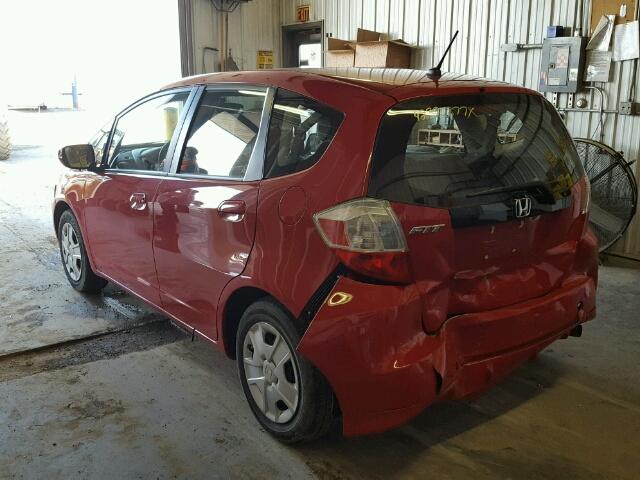 JHMGE8H36CC030229 - 2012 HONDA FIT RED photo 3
