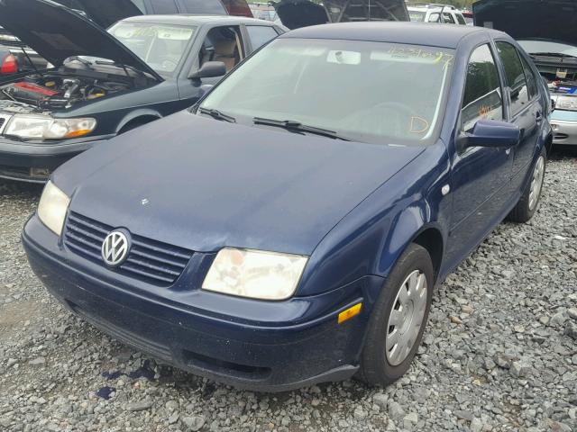 3VWRK69M43M157247 - 2003 VOLKSWAGEN JETTA BLUE photo 2