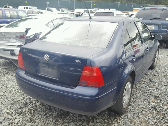 3VWRK69M43M157247 - 2003 VOLKSWAGEN JETTA BLUE photo 4