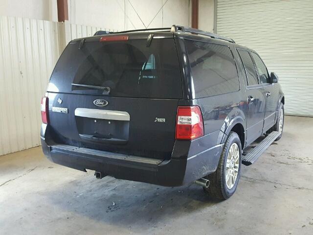1FMJK1K51EEF16550 - 2014 FORD EXPEDITION BLACK photo 4