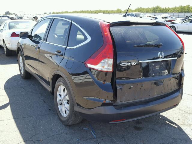 2HKRM3H55DH511600 - 2013 HONDA CR-V EX BLACK photo 3