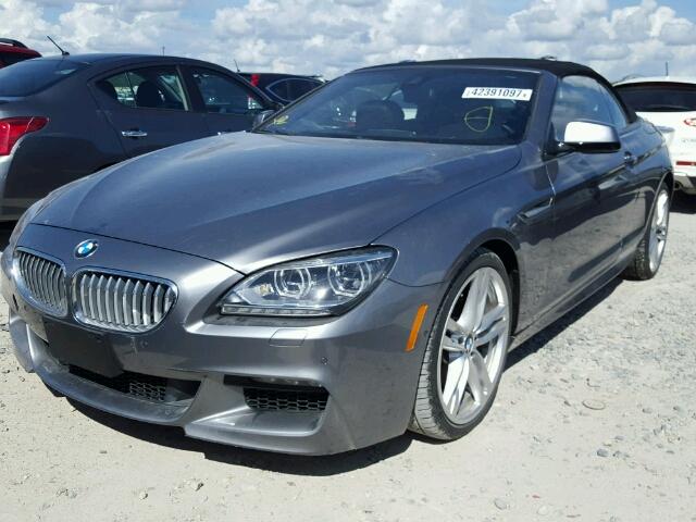 WBAYP9C52FD169929 - 2015 BMW 650 GRAY photo 2