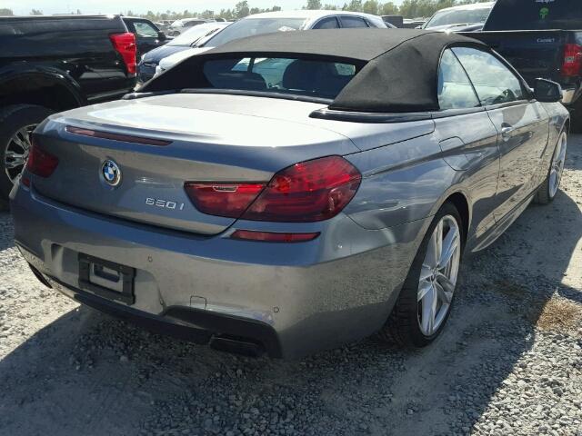 WBAYP9C52FD169929 - 2015 BMW 650 GRAY photo 4