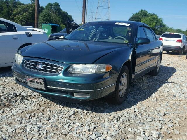 2G4WB52K2X1600545 - 1999 BUICK REGAL LS GREEN photo 2
