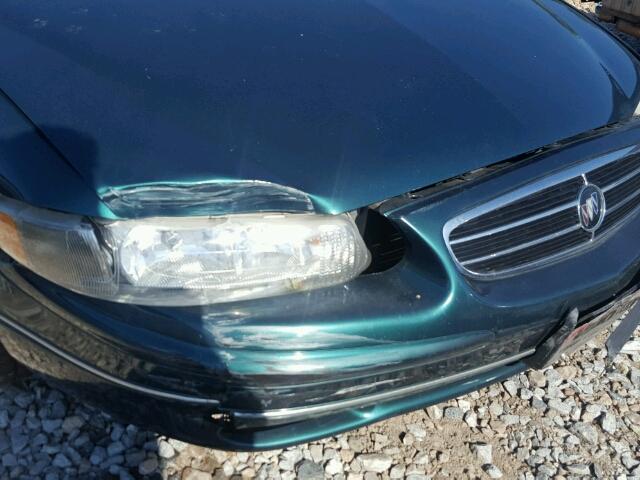 2G4WB52K2X1600545 - 1999 BUICK REGAL LS GREEN photo 9