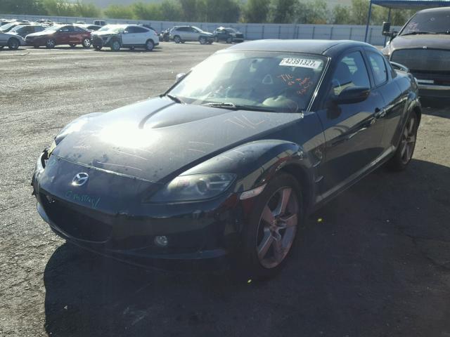 JM1FE173650154723 - 2005 MAZDA RX8 BLACK photo 2