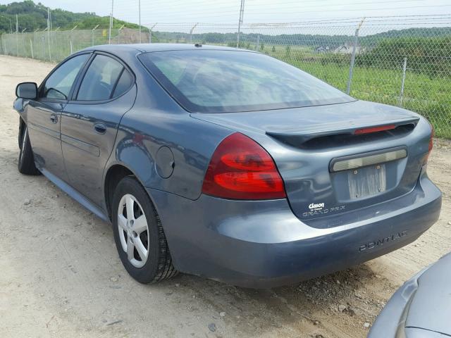 2G2WP552871193806 - 2007 PONTIAC GRAND PRIX BLUE photo 3